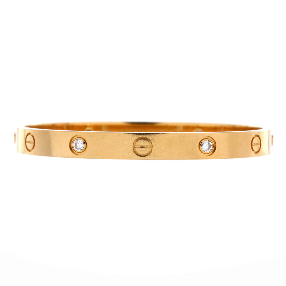Cartier Love 4 Diamond Bracelet
